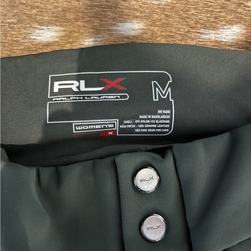 Ralph Lauren RLX Ski Pants- Womens Medium.  Leather trim and flared ankle.  WOW